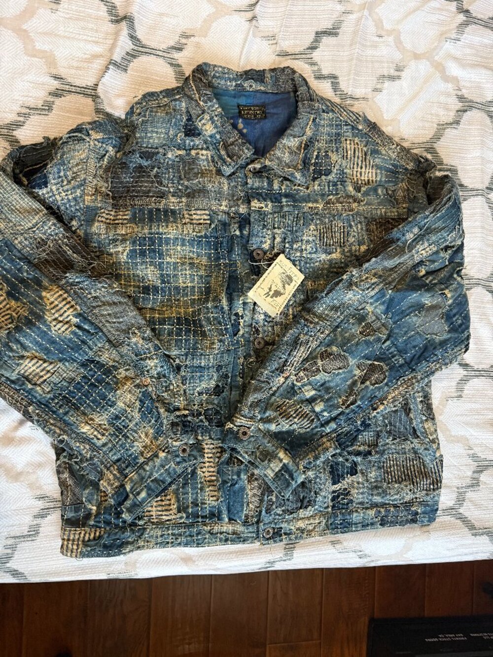 Kapital Boro Patchwork Indigo Jacket Japanese Made Size L